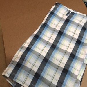 Plaid shorts Blue/White/Green